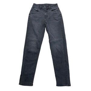 American Eagle Black Mom High Rise Jeans.  Size 00